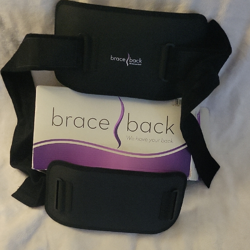Brace Back Support Belt in Black